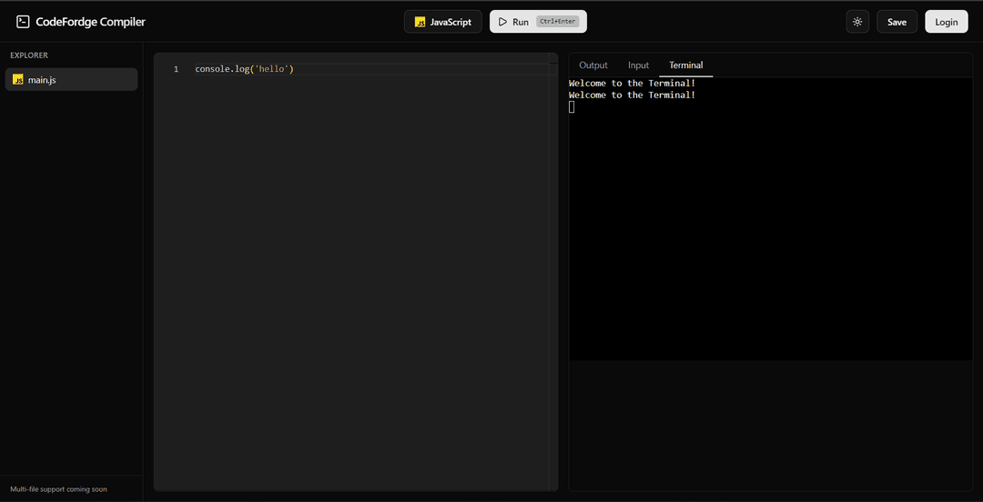 CodeForge | Online Code Execution Platform